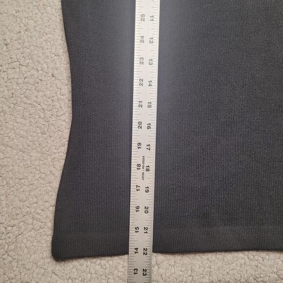 St John Evening Sweater 4 Black Embellished Santana Knit Blouse Top Rhinestones - Picture 8 of 10